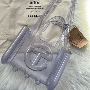 BNWT Telfar Melissa Jelly Small Mini Clear Shopping Crossbody Tote